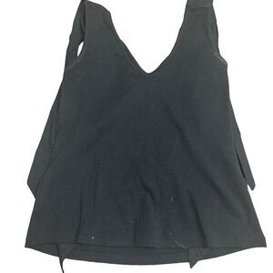 Maeve by Anthropologie Women's Size Large Black Sleeveless‎ Top
